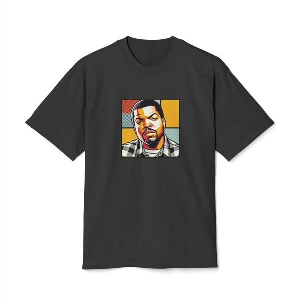 Ice Cube Inspired Pop Art Heavy Faded T-Shirt